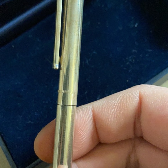 GR8 GRAD,RETIRE,PROMOTED,sign marriage GIFTTiffany vintage silver pen&pencil set - Picture 7 of 12